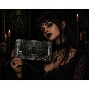 The Call Of Cthulhu Wallet Horror Goth Halloween H P Lovecraft New NWT Stylish